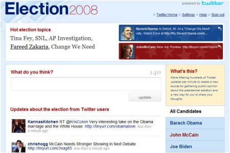 Twitter Election2008